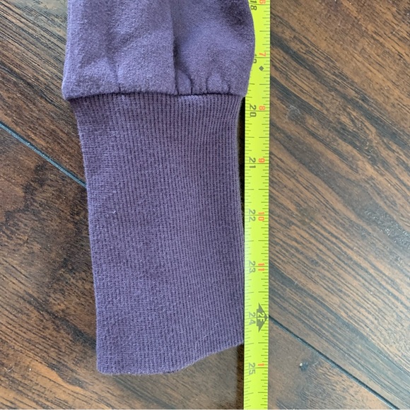 Young Fabulous & Broke Noelle Lace Up Sweatshirt size Small Purple - Picture 7 of 9